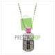 Crystal Cross Dog Tag Necklace